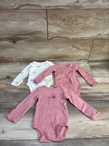 Just One You 3pk Bodysuits Pink sz Newborn