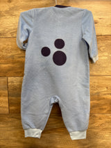 NEW Bluey 2pc Plush Sleeper and Hat Set Blue sz 12m