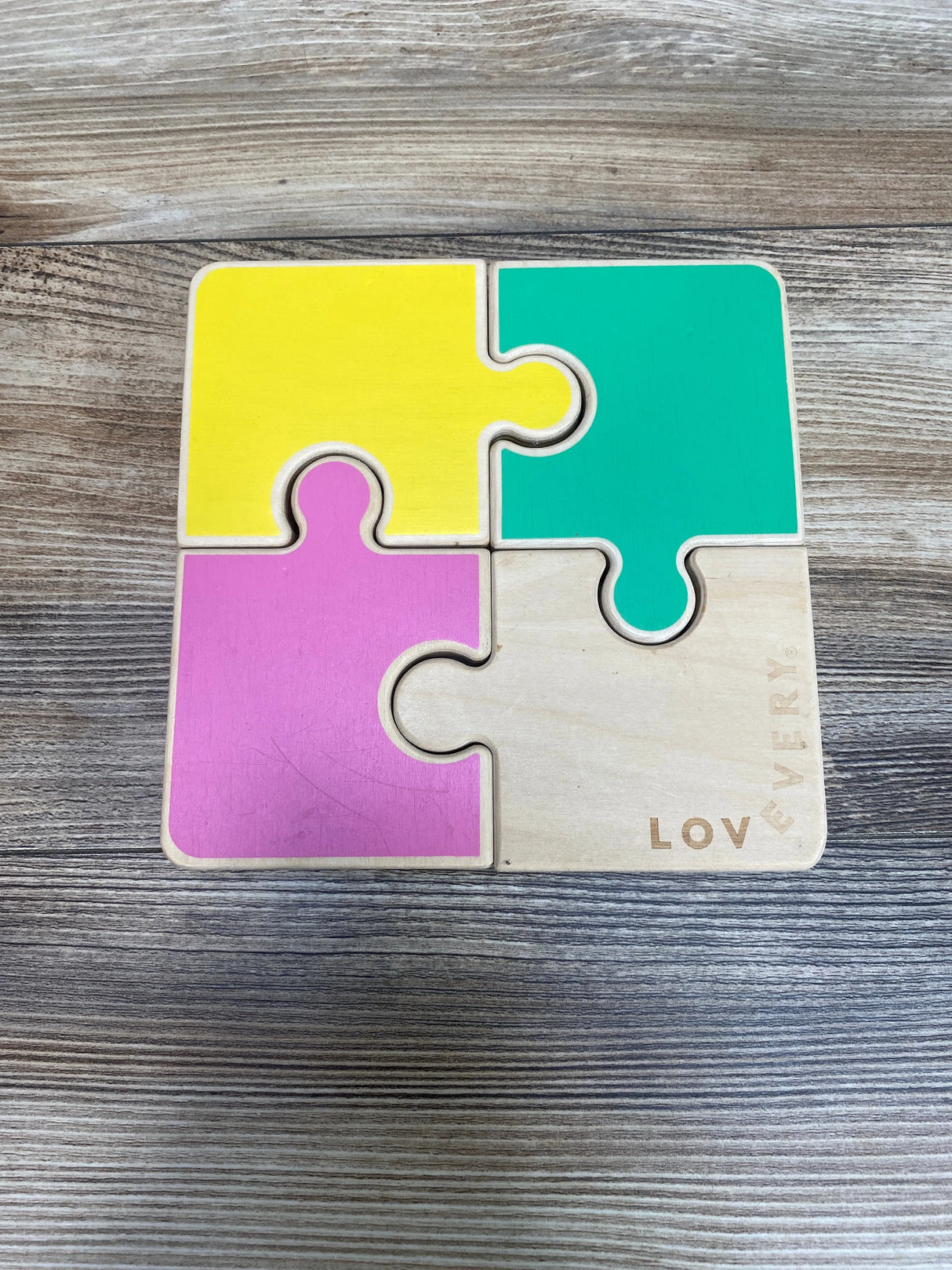 Lovevery Chunky Wooden Jigsaw Puzzle