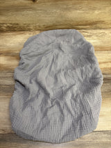 Blissful Diary Muslin Fitted Bassinet Sheet Grey ~ 16x30''