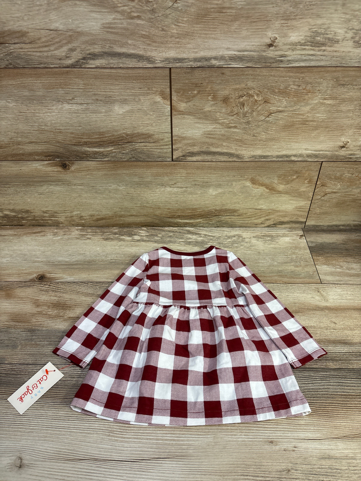 NEW Cat & Jack 2pc Long Sleeve Dress & Bloomers Set Red sz 12m