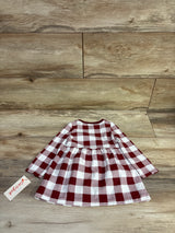 NEW Cat & Jack 2pc Long Sleeve Dress & Bloomers Set Red sz 12m