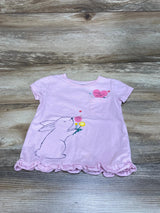 Carter's Bunny Graphic Shirt Pink sz 2T