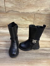 Bebe Nettie Round Toe High Boots Black sz 5c
