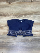 Jacadi Short Sleeve Navy Cardigan 12m