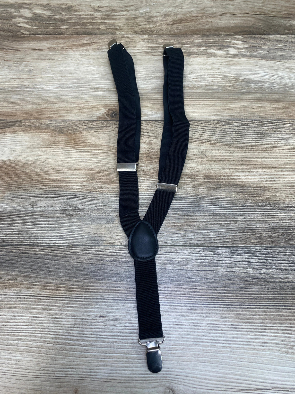 Adjustable Suspender Black Sz 12-24m