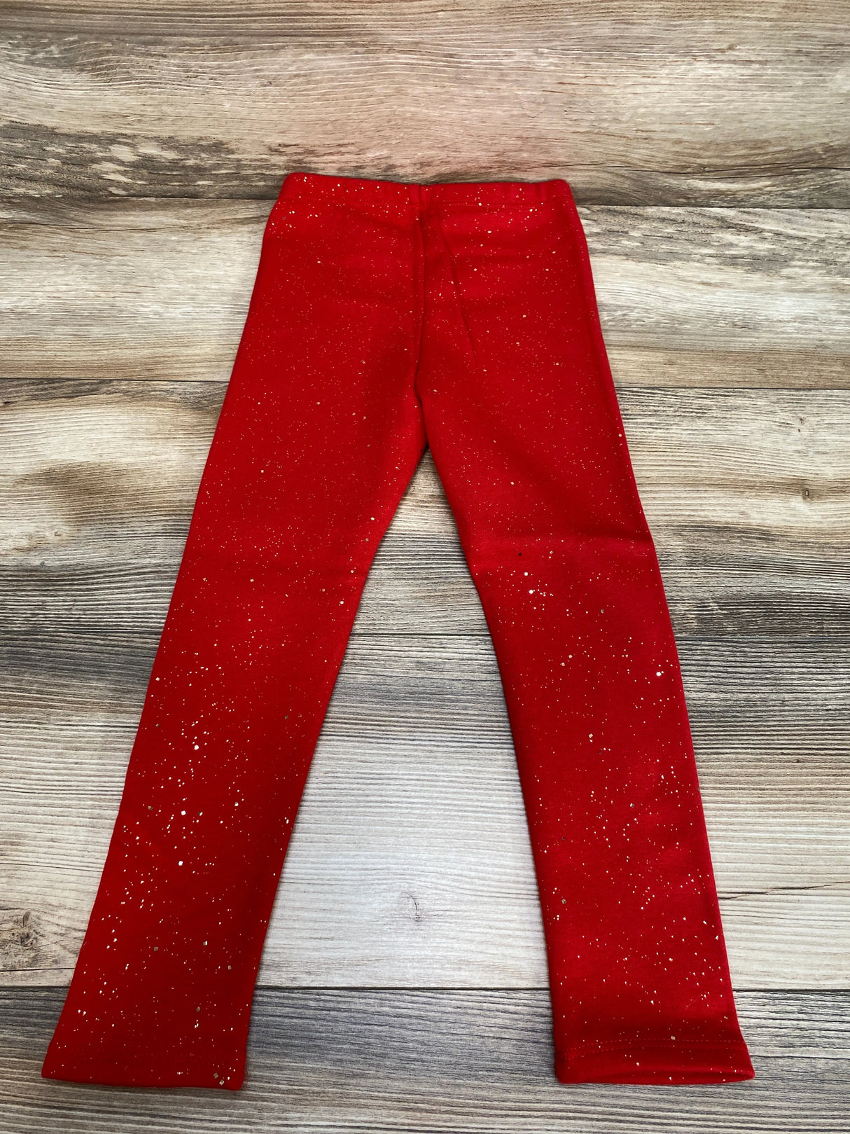 NEW Okie Dokie Red Sparkle Fleece Lined Legging sz 4T