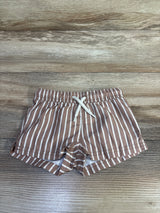 Little Planet Striped Swim Trunks Brown sz 9m