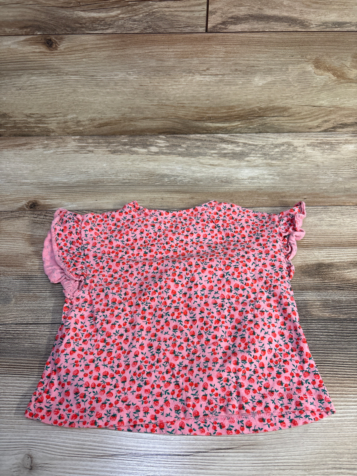 Baby Gap Flutter Sleeve Shirt Pink sz 2T
