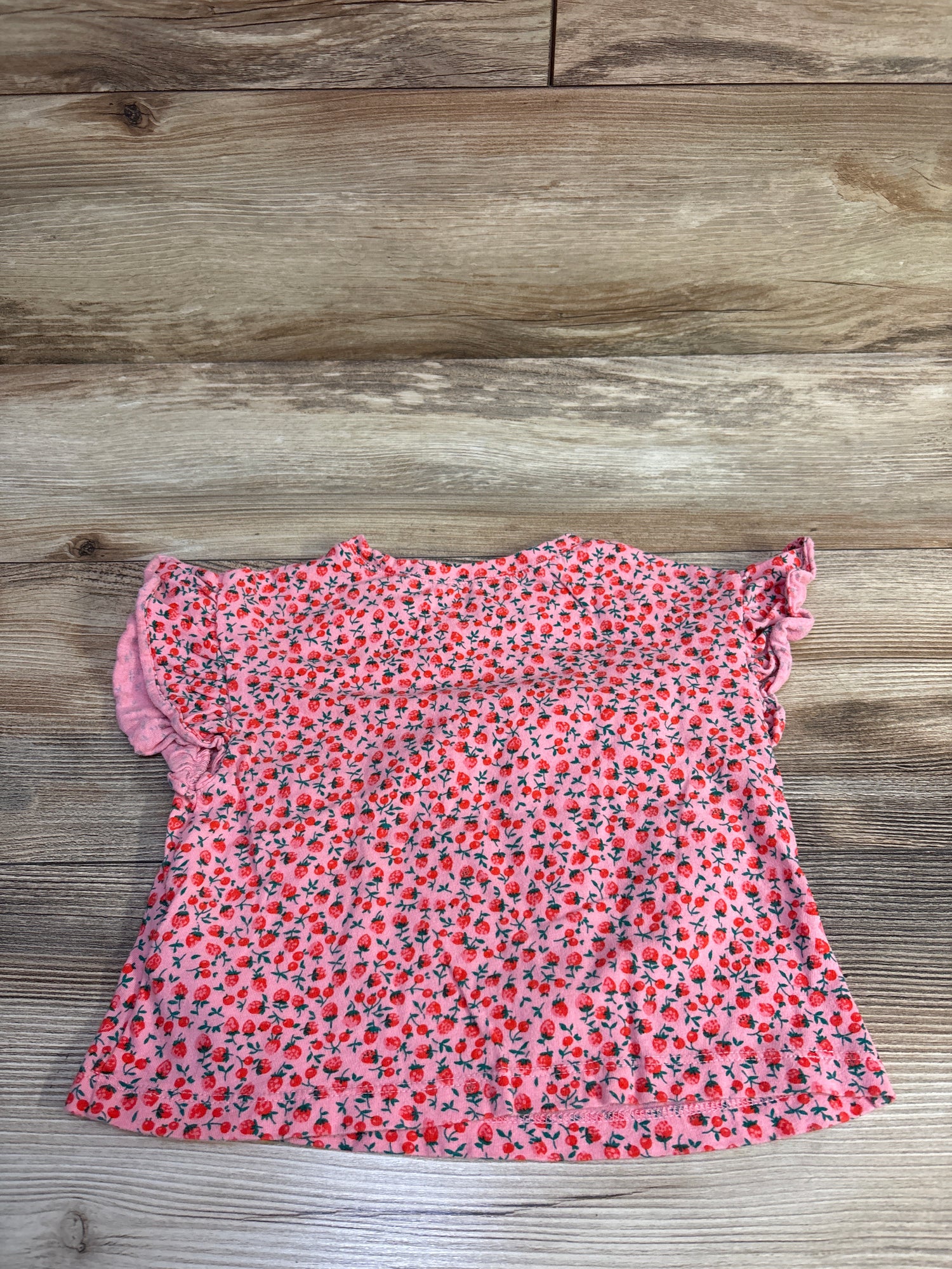 Baby Gap Flutter Sleeve Shirt Pink sz 2T