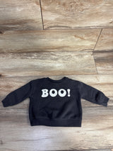 Little Co. 'Boo!' Pullover Sweatshirt Grey sz 3m