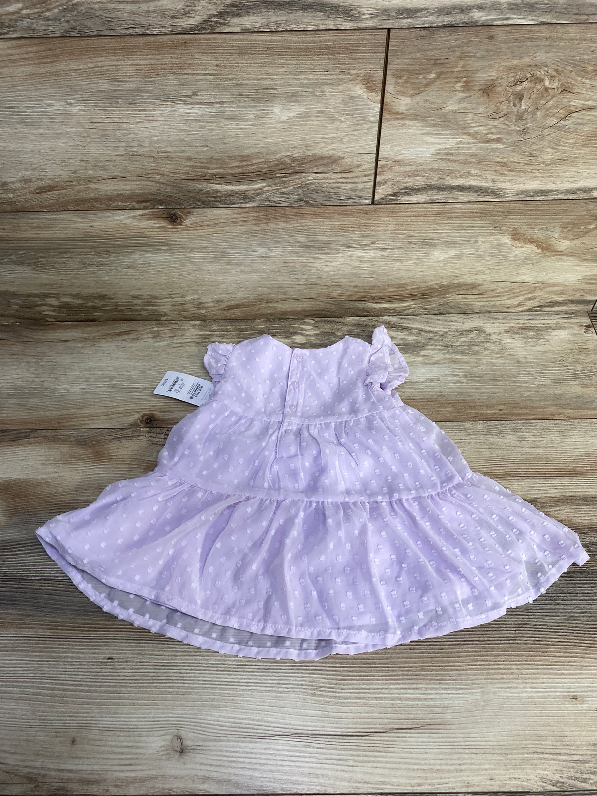 NEW Just One You 2pc Swiss Dot Dress & Bloomers Purple sz 12m