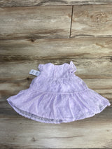 NEW Just One You 2pc Swiss Dot Dress & Bloomers Purple sz 12m