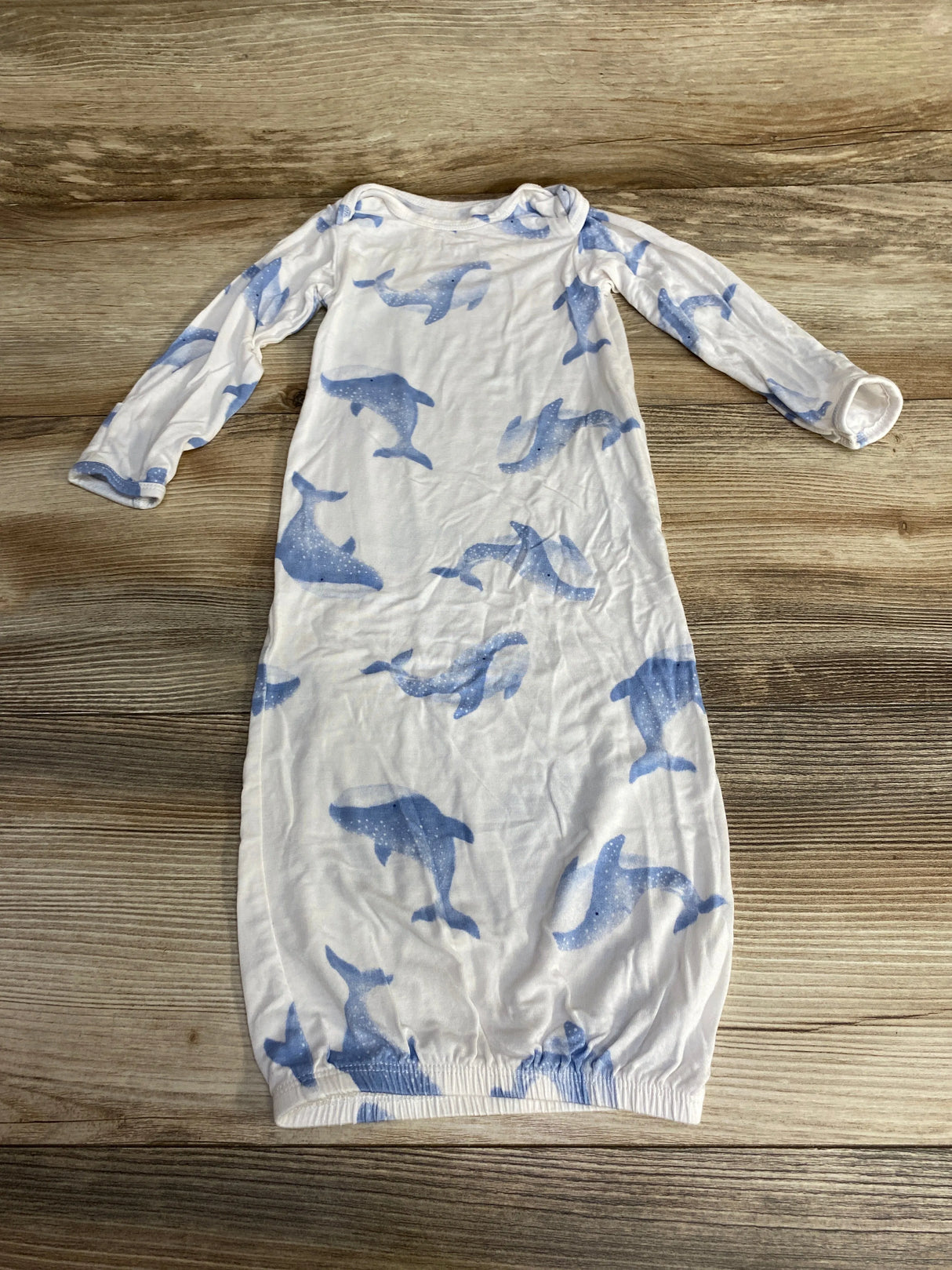 Carter's PurelySoft Whale Print Gown White sz 3m - Me n Mommy To Be