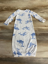 Carter's PurelySoft Whale Print Gown White sz 3m - Me n Mommy To Be