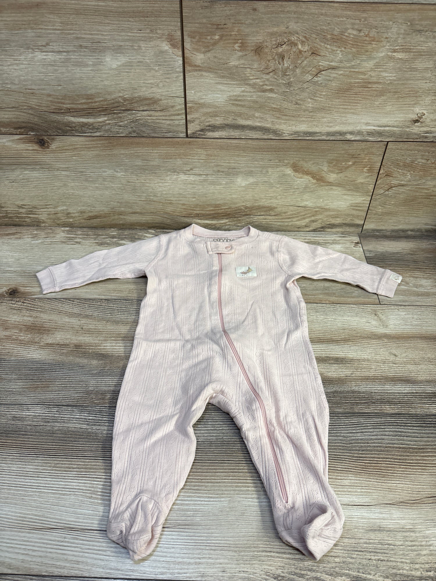 Little Snoopy Pointelle Halloween Sleeper Pink sz 6-9m