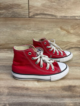 Converse Chuck Taylor All Star High Top Sneakers Red Sz 11c