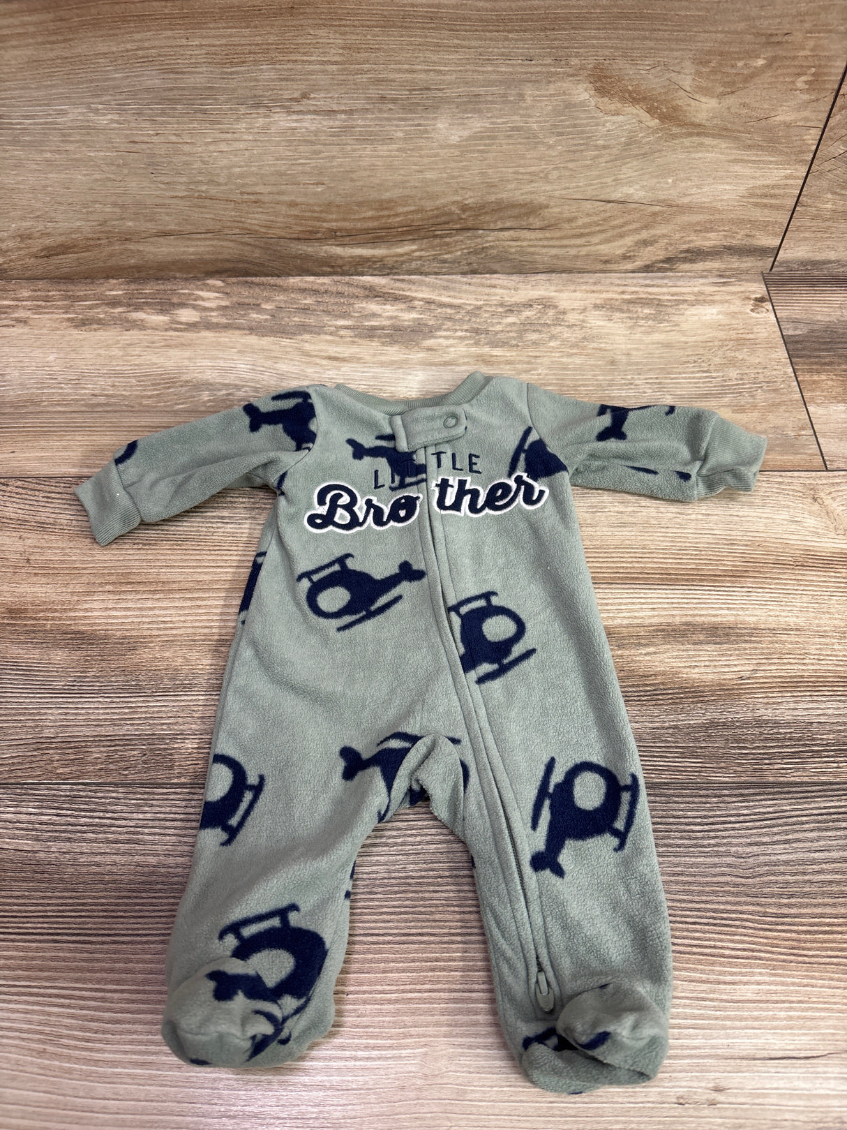 Carter's Little Brother Blanket Sleeper Green sz Preemie