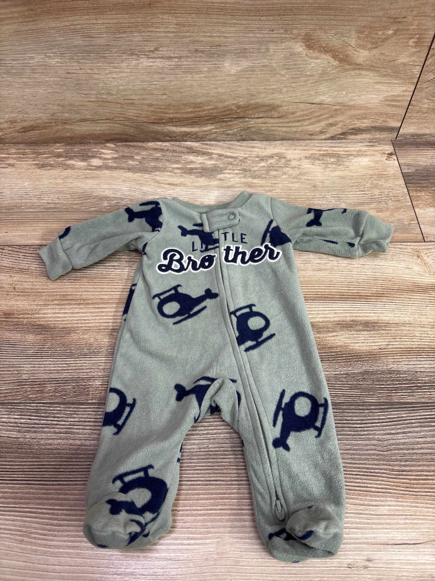 Carter's Little Brother Blanket Sleeper Green sz Preemie
