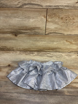 Nicole Miller Metallic Skort Silver sz 12m