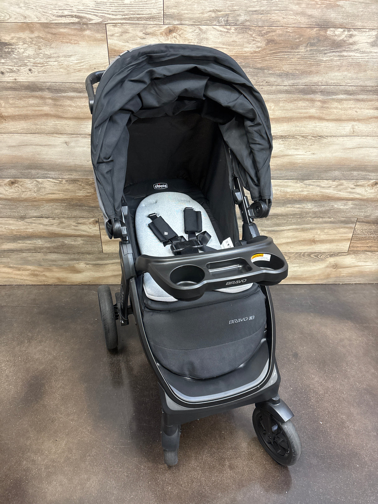 Bravo LE ClearTex Quick-Fold Stroller in Pewter