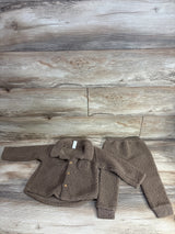 Modern Moments Sherpa 2pc Set Brown sz 24m