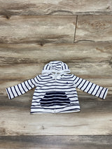 Baby Gap Striped Full Zip Hoodie White sz 12-18m