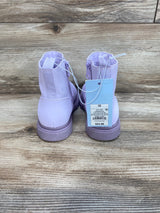 NEW Cat & Jack Flora Zipper Boots Lavender sz 12c