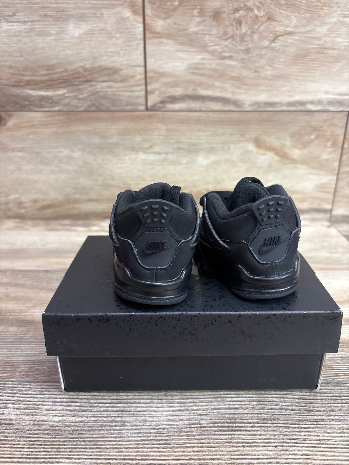 Air Jordan 4 Retro TD 'Black Cat'  Sneakers sz 4c