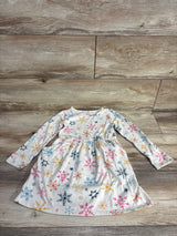 Cat & Jack Snowflake Dress Cream sz 4-5T