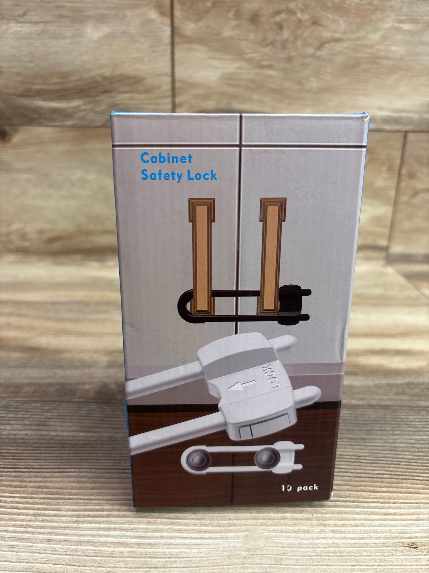 LRANFOW 7pk U-Shaped Adjustable Cabinet Locks