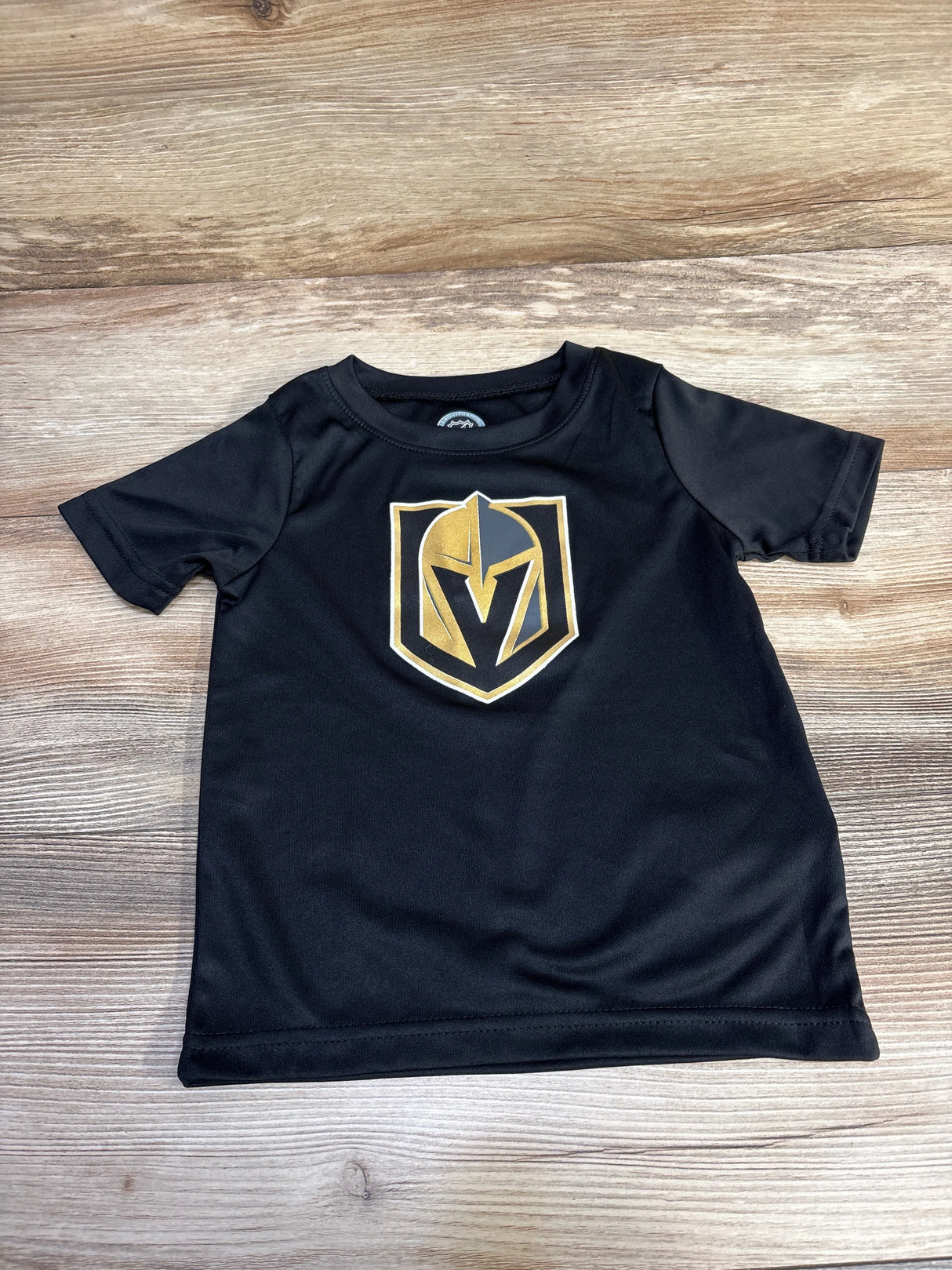 NHL Vegas Golden Knights Black Primary Logo Shirt Black sz 3T