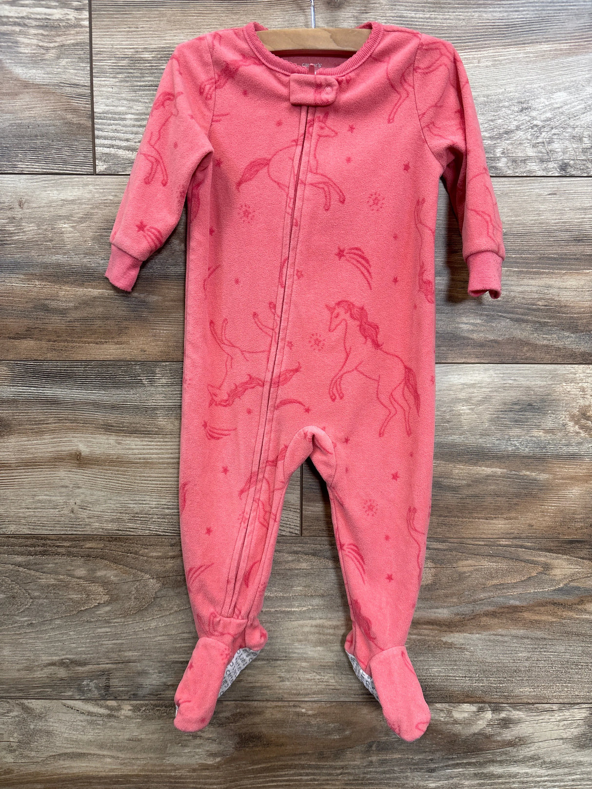 Carter's Unicorn Print Blanket Sleeper Pink sz 12m