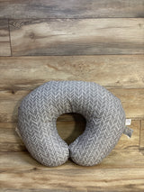 Boppy Nursing Pillow with Grey Chevron Slipcover