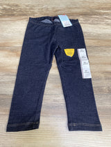 NEW Cat & Jack Faux Denim Leggings Navy sz 2T