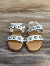 Cat & Jack Selene Pearl Sandals White sz 6c