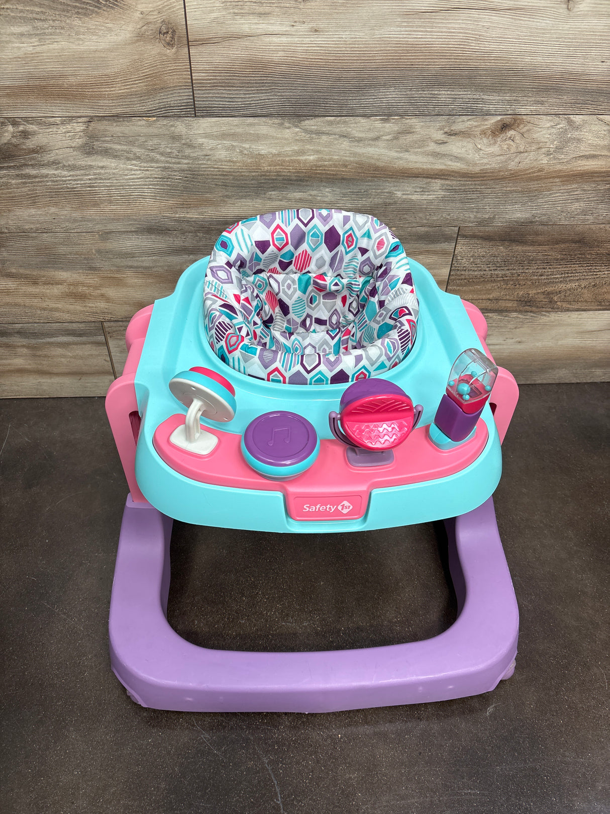 Safety 1st Ready, Set, Walk! DX Developmental Baby Walker in Lavendar Buzz