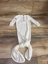 Lou Lou Henley Knotted Gown White sz Newborn