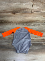 Under Armour Born Winner Bodysuit Orange/Grey sz 3-6m