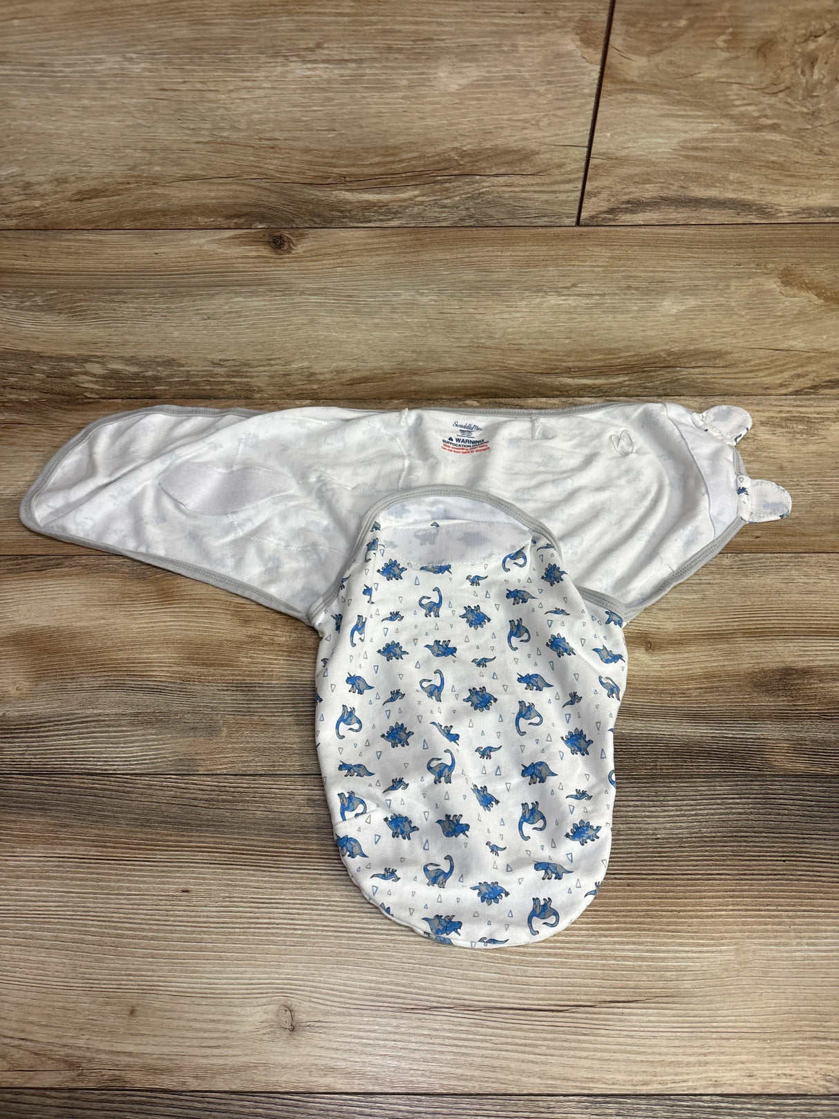 Swaddle Me 2pk Dinosaur Print Swaddle Wrap White sz 0-3m