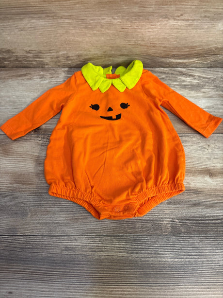 Cat & Jack Pumpkin Romper Orange sz 0-3m - Me n Mommy To Be