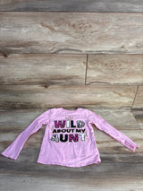 Children's Place Wild About My Aunt Shirt Pink sz 4T
