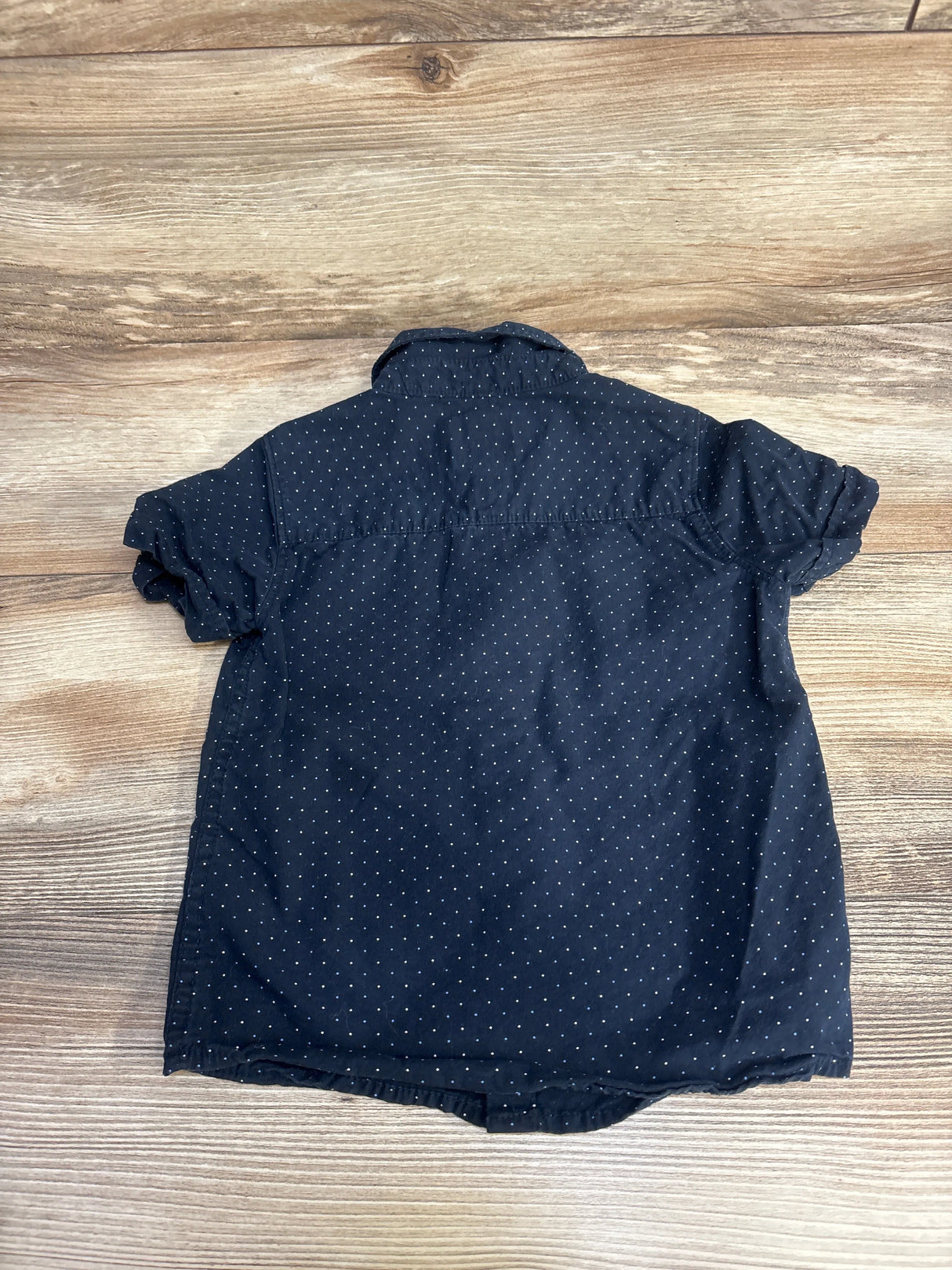Denim & Flower Button Up Shirt Navy sz 3T
