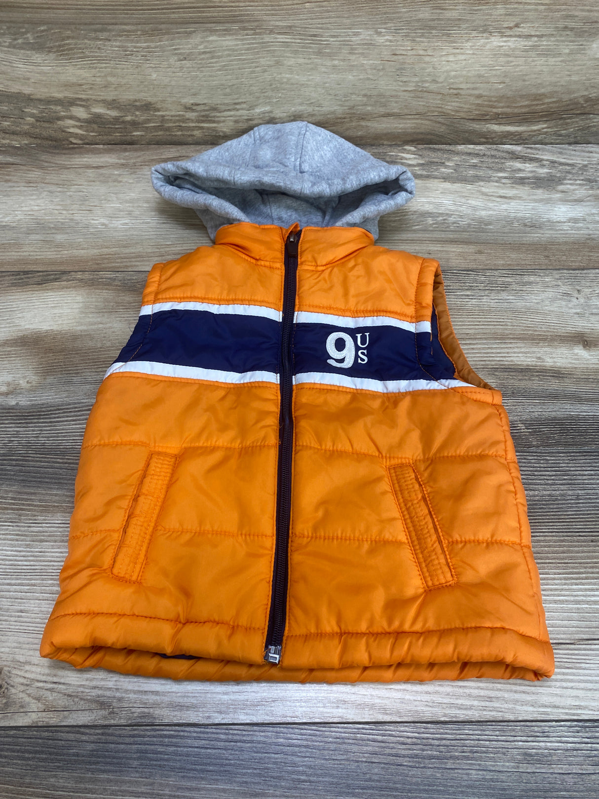 Ouragan Hooded Vest Orange sz 3T