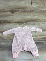 Viverano Pink Dot Short Sleeve Kimono Romper sz 0-3m