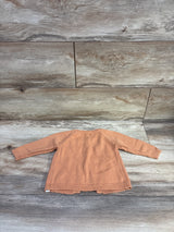 Rabbit + Bear Organic Knit Cardigan Orange sz 12m