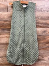 BSTOPPT Minky Dot 3-Way Adjustable Sleep Sack Swaddle Green sz 6-12m