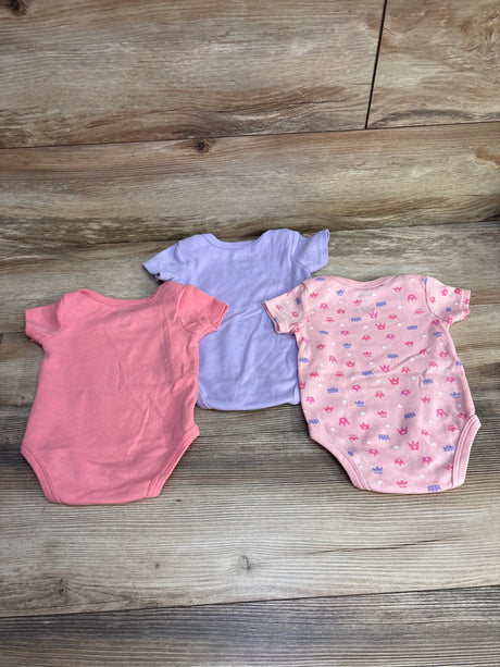 Princess Rose 3pk Princess Bodysuits Pink sz 3-6m - Me n Mommy To Be