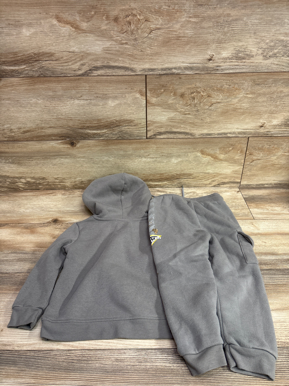 Monster Jam 2pc Pullover Sweatshirt & Joggers Set Grey sz 3T