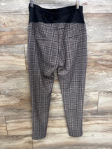 Free Haven Full Panel Plaid Dress Pants Tan sz Large